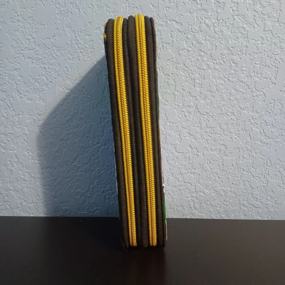 Embroidered, Double-Zip Wallet - Picture 4 of 9